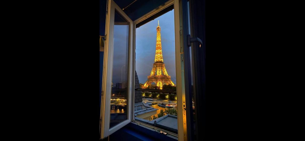 Апартаменти Eiffel Tower Romantic View Париж Екстер'єр фото